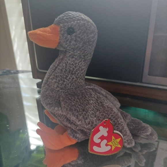 Ty Beanie Babies 1999 "Honks" the American Duck Plush Stuffed Animal Retired - Picture 5 of 7